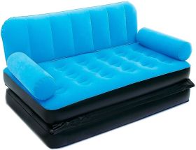 کاناپه بادی تخت شو آبی
